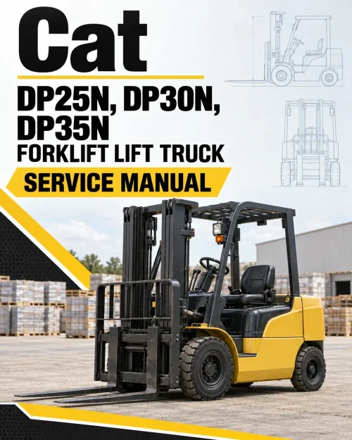 CAT DP25N, DP30N, DP35N Forklift Lift Truck Service Manual CAT DP25N, DP30N, DP35N Forklift Lift Truck Service Manual