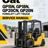 CAT GP15N, GP18N, GP20CN, GP20N Forklift Lift Truck Service Manual CAT GP15N, GP18N, GP20CN, GP20N Forklift Lift Truck Service Manual