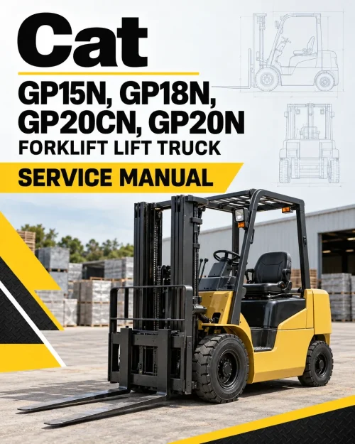 CAT GP15N, GP18N, GP20CN, GP20N Forklift Lift Truck Service Manual CAT GP15N, GP18N, GP20CN, GP20N Forklift Lift Truck Service Manual