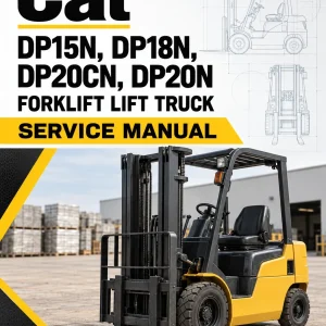 CAT DP15N, DP18N, DP20CN, DP20N Forklift Lift Truck Service Manual CAT DP15N, DP18N, DP20CN, DP20N Forklift Lift Truck Service Manual