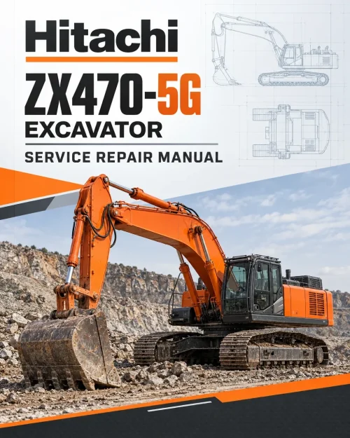 Hitachi ZX470-5G Excavator Service Repair Manual Hitachi ZX470-5G Excavator Service Repair Manual