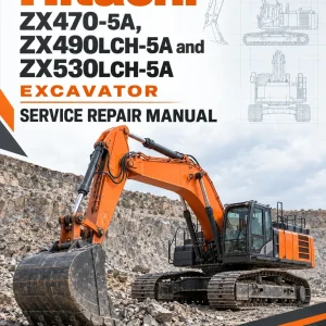 Hitachi ZX470-5A, ZX490LCH-5A and ZX530LCH-5A Excavator Service Repair Manual Hitachi ZX470-5A, ZX490LCH-5A and ZX530LCH-5A Excavator Service Repair Manual
