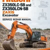 Hitachi ZX350LC-5B and ZX350LCN-5B ZAXIS Excavator Service Repair Manual