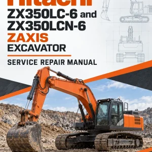 Hitachi ZX350LC-6 and ZX350LCN-6 ZAXIS Excavator Service Repair Manual Hitachi ZX350LC-6 and ZX350LCN-6 ZAXIS Excavator Service Repair Manual