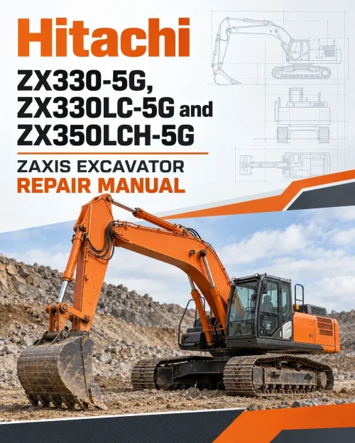 Hitachi ZX330-5G, ZX330LC-5G and ZX350LCH-5G ZAXIS Excavator Repair Manual Hitachi ZX330-5G, ZX330LC-5G and ZX350LCH-5G ZAXIS Excavator Repair Manual