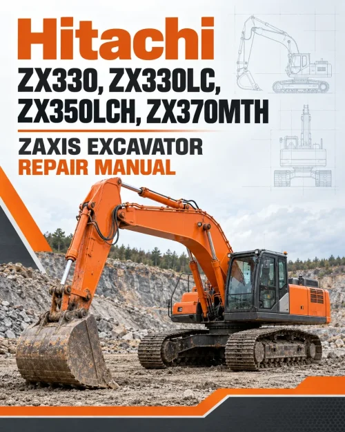 Hitachi ZX330, ZX330LC, ZX350LCH, ZX370MTH ZAXIS Excavator Repair Manual Hitachi ZX330, ZX330LC, ZX350LCH, ZX370MTH ZAXIS Excavator Repair Manual