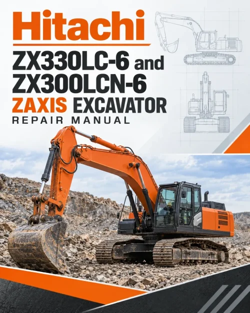 Hitachi ZX330LC-6 and ZX300LCN-6 ZAXIS Excavator Repair Manual Hitachi ZX330LC-6 and ZX300LCN-6 ZAXIS Excavator Repair Manual
