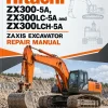 Hitachi ZX300-5A, ZX300LC-5A and ZX300LCH-5A ZAXIS Excavator Repair Manual