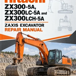 Hitachi ZX300-5A, ZX300LC-5A and ZX300LCH-5A ZAXIS Excavator Repair Manual Hitachi ZX300-5A, ZX300LC-5A and ZX300LCH-5A ZAXIS Excavator Repair Manual