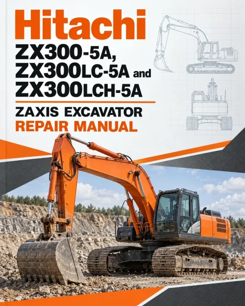 Hitachi ZX300-5A, ZX300LC-5A and ZX300LCH-5A ZAXIS Excavator Repair Manual Hitachi ZX300-5A, ZX300LC-5A and ZX300LCH-5A ZAXIS Excavator Repair Manual