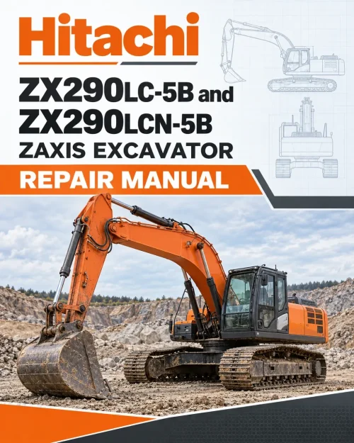 Hitachi ZX290LC-5B and ZX290LCN-5B ZAXIS Excavator Repair Manual Hitachi ZX290LC-5B and ZX290LCN-5B ZAXIS Excavator Repair Manual