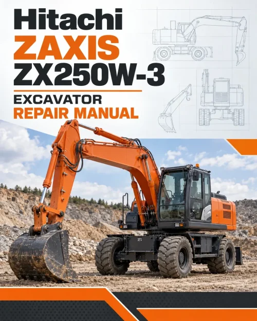Hitachi ZAXIS ZX250W-3 Excavator Repair Manual Hitachi ZAXIS ZX250W-3 Excavator Repair Manual