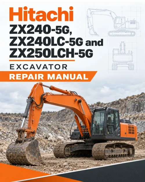 Hitachi ZX240-5G, ZX240LC-5G and ZX250LCH-5G Excavator Repair Manual Hitachi ZX240-5G, ZX240LC-5G and ZX250LCH-5G Excavator Repair Manual