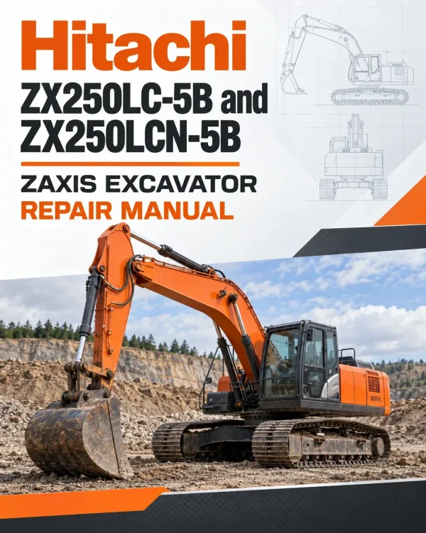 Hitachi ZX250LC-5B and ZX250LCN-5B ZAXIS Excavator Repair Manual Hitachi ZX250LC-5B and ZX250LCN-5B ZAXIS Excavator Repair Manual