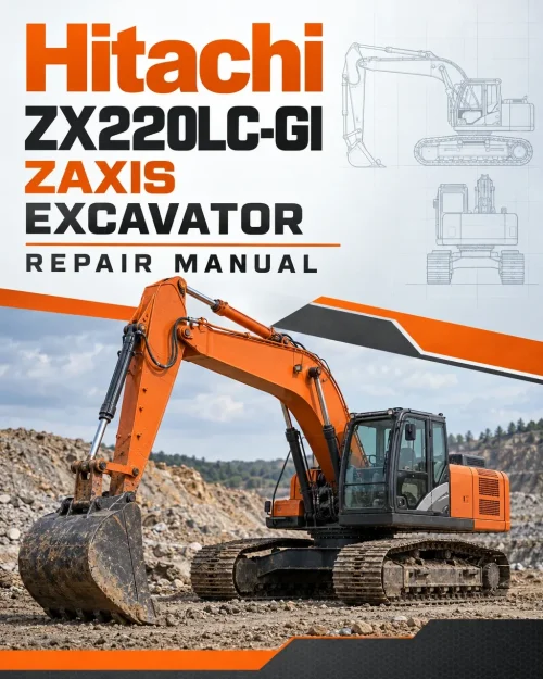 Hitachi ZX220LC-GI ZAXIS Excavator Repair Manual