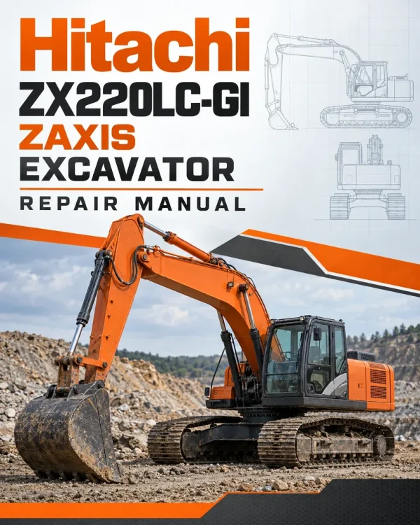 Hitachi ZX220LC-GI ZAXIS Excavator Repair Manual