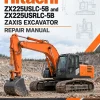 Hitachi ZX225USLC-5B and ZX225USRLC-5B ZAXIS Excavator Repair Manual Hitachi ZX225USLC-5B and ZX225USRLC-5B ZAXIS Excavator Repair Manual