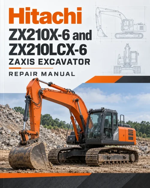 Hitachi ZX210X-6 and ZX210LCX-6 ZAXIS Excavator Repair Manual