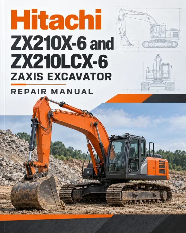 Hitachi ZX210X-6 and ZX210LCX-6 ZAXIS Excavator Repair Manual