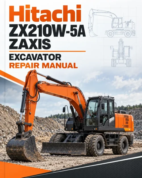 Hitachi ZX210W-5A ZAXIS Excavator Repair Manual