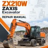 Hitachi ZX210W ZAXIS Excavator Repair Manual