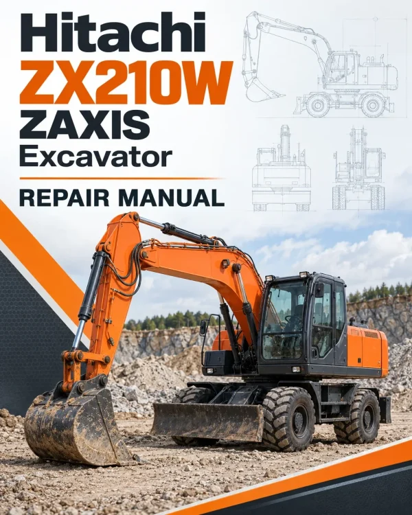 Hitachi ZX210W ZAXIS Excavator Repair Manual