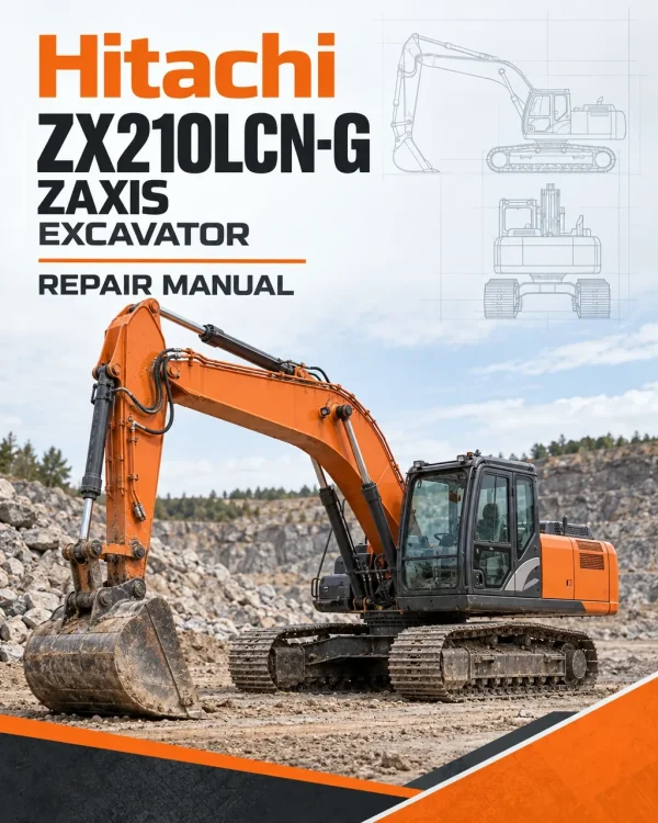 Hitachi ZX210LCN-G ZAXIS Excavator Repair Manual Hitachi ZX210LCN-G ZAXIS Excavator Repair Manual