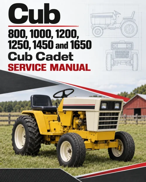 Cub Cadet 800, 1000, 1200, 1250, 1450 and 1650 Service Manual