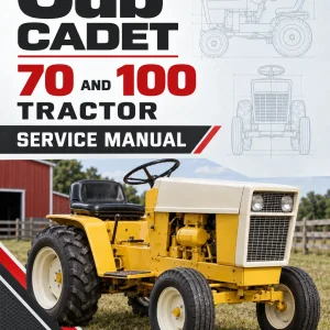 Cub Cadet 70 and 100 Tractor Service Manual Cub Cadet 70 and 100 Tractor Service Manual