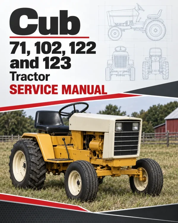 Cub Cadet 71, 102, 122 and 123 Tractor Service Manual Cub Cadet 71, 102, 122 and 123 Tractor Service Manual