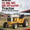 Cub Cadet 73, 106, 107, 126, 127 and 147 Tractor Manual Cub Cadet 73, 106, 107, 126, 127 and 147 Tractor Manual