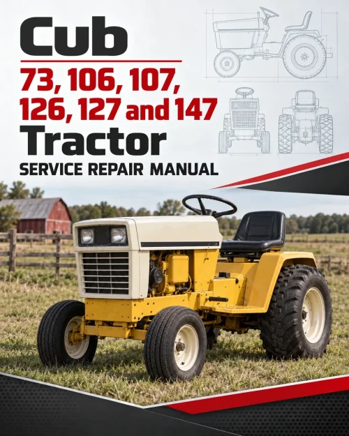 Cub Cadet 73, 106, 107, 126, 127 and 147 Tractor Manual