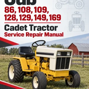 Cub Cadet 86, 108, 109, 128, 129, 149, 169 Tractor Service Manual Cub Cadet 86, 108, 109, 128, 129, 149, 169 Tractor Service Manual