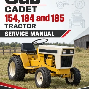 Cub Cadet 154, 184 and 185 Tractor Service Manual Cub Cadet 154, 184 and 185 Tractor Service Manual