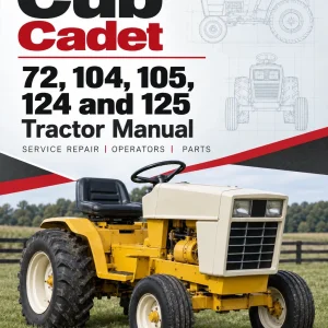 Cub Cadet 72, 104, 105, 124 and 125 Tractor Manual