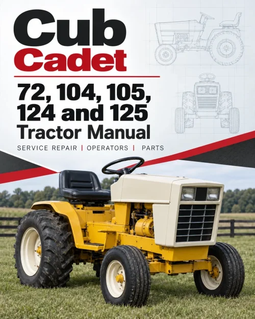 Cub Cadet 72, 104, 105, 124 and 125 Tractor Manual Cub Cadet 72, 104, 105, 124 and 125 Tractor Manual
