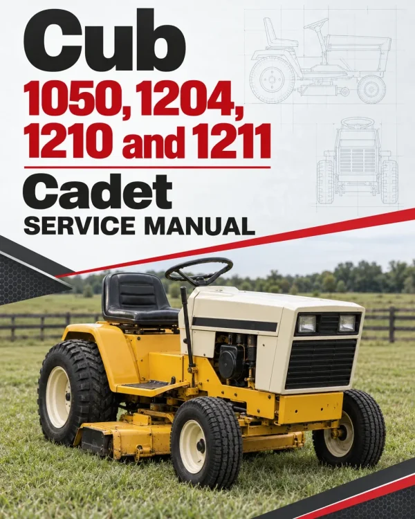 Cub Cadet 1050, 1204, 1210 and 1211 Service Manual Cub Cadet 1050, 1204, 1210 and 1211 Service Manual
