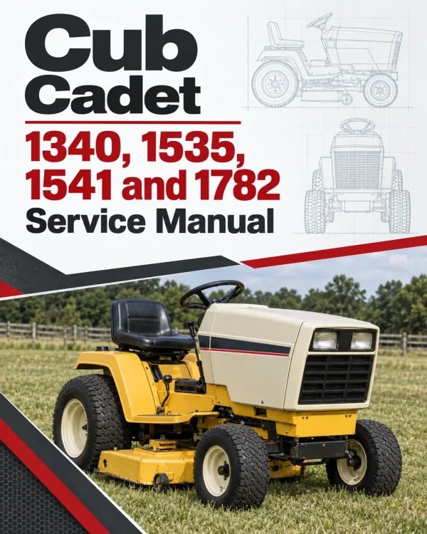 Cub Cadet 1340, 1535, 1541 and 1782 Service Manual