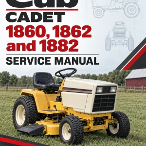 Cub Cadet 1860, 1862 and 1882 Service Manual