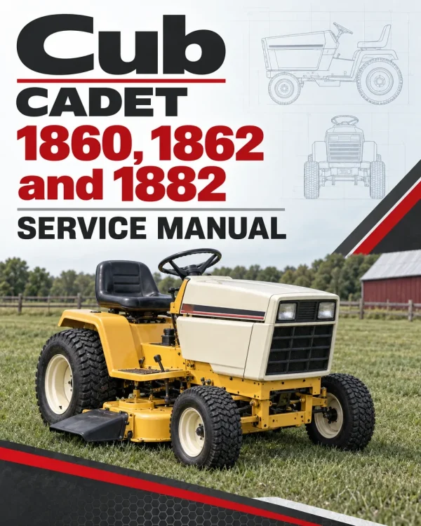Cub Cadet 1860, 1862 and 1882 Service Manual