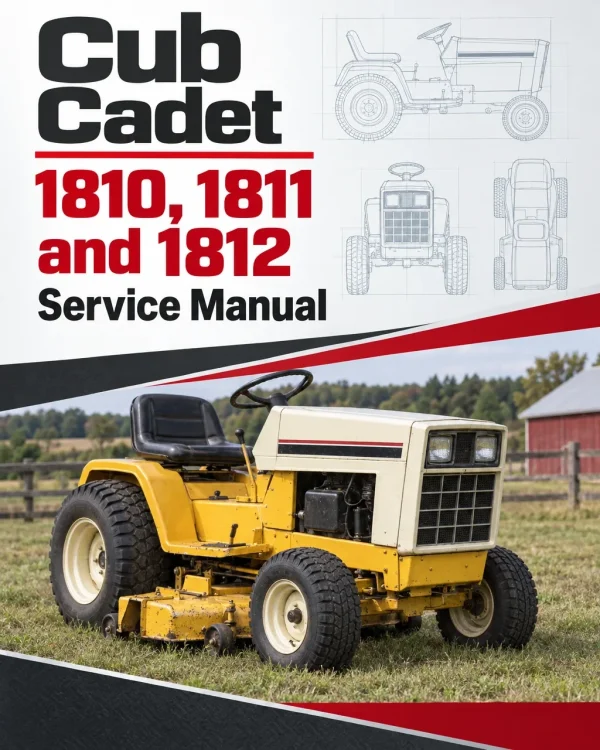 Cub Cadet 1810, 1811 and 1812 Service Manual Cub Cadet 1810, 1811 and 1812 Service Manual