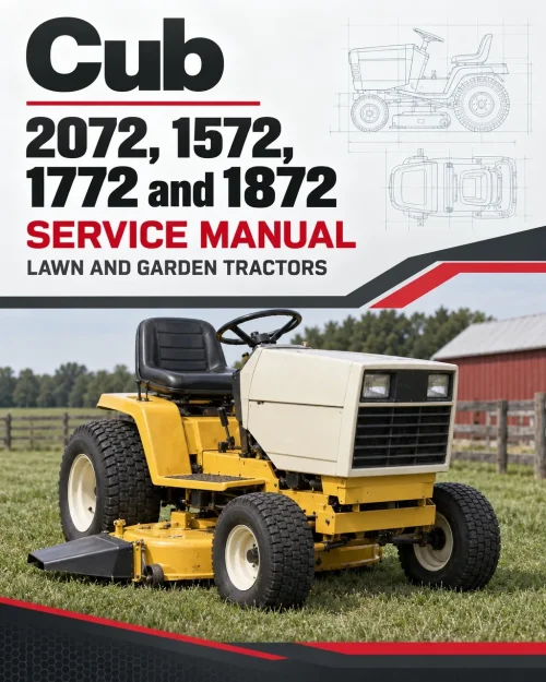 Cub Cadet 2072, 1572, 1772 and 1872 Service Manual