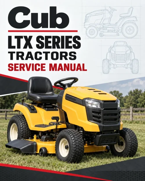 Cub Cadet LTX Series Tractors Service Manual Cub Cadet LTX Series Tractors Service Manual