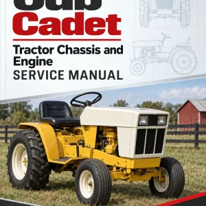 Cub Cadet Original Tractor Chassis and Engine Service Manual
