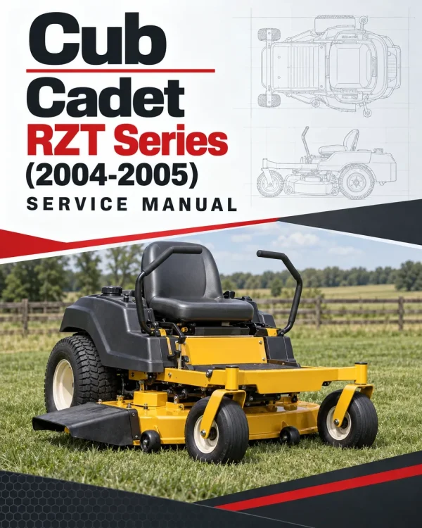 Cub Cadet RZT Series (2004-2005) Service Manual Cub Cadet RZT Series (2004-2005) Service Manual