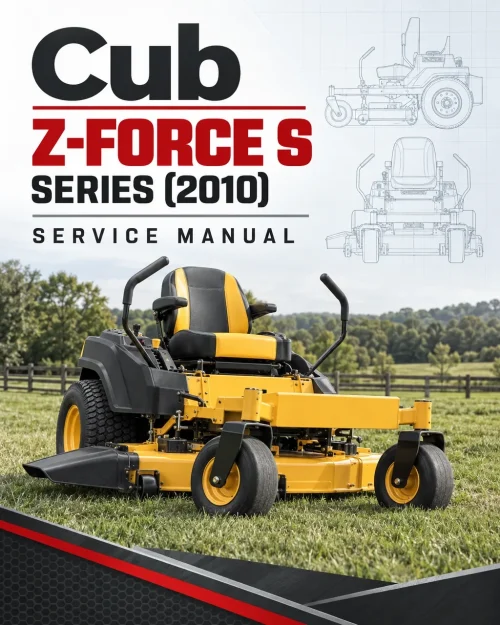Cub Cadet Z-FORCE S Series (2010) Service Manual