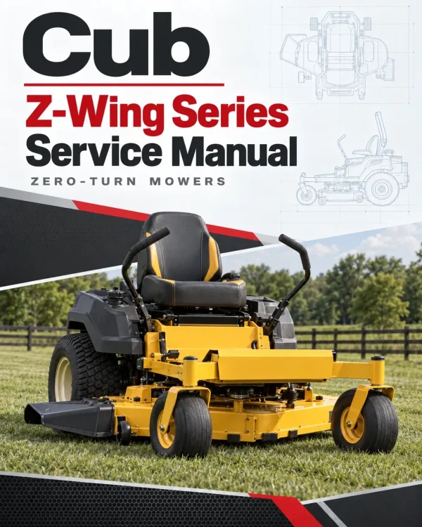 Cub Cadet Z-Wing Series Service Manual Cub Cadet Z-Wing Series Service Manual