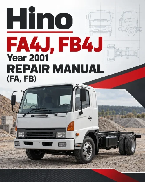 Hino Truck FA4J, FB4J Year 2001 Repair Manual (FA, FB)