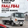 Hino Truck FA4J, FB4J Year 2002 Repair Manual (FA, FB)