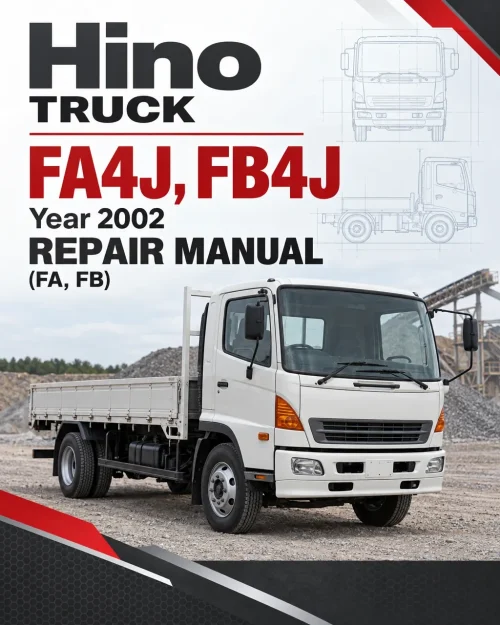 Hino Truck FA4J, FB4J Year 2002 Repair Manual (FA, FB)